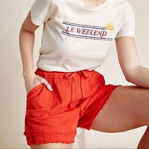 Anthropologie Saturday‎ Sunday Frayed Gauze Shorts